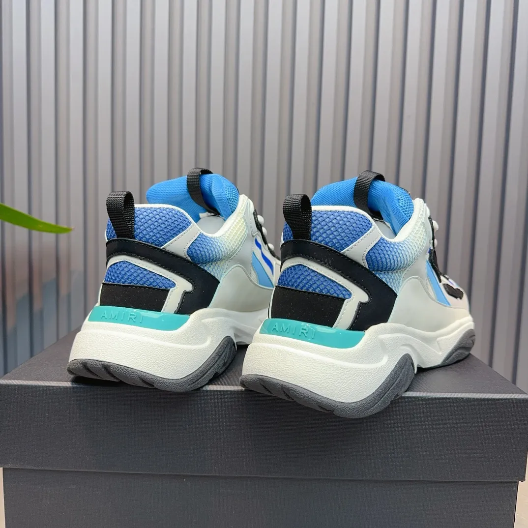 Men's shoes 💰740💰 AMIRI AMIRI fashion brand hot sale 🔥 Available all year round ✅ Official website synchronization Imported fabrics 1⃣️ vs 1⃣️ replica, original factory special original sole, 38-45 (38.45. Non-refundable)